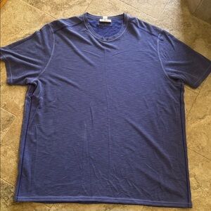 Tommy Bahama Shirt Mens 3XLT Reversible islandzone  Tshirt purple/blue tencel